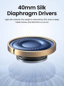 UGREEN 高分辨率 HiTune Max3 混合 35dB ANC 主动降噪耳机无线包耳式蓝牙耳机，3D 空间音频 - 黑色 - 查看 7