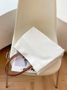 1 Miếng Của phụ nữ Họa tiết đường kẻ Giáng sinh Túi tote , Dung lượng lớn , Nhẹ , Đúng mốt , Quà tặng lễ hội , Cho du lịch , Hằng ngày Commute , Làm Việc  Du lịch , Thể thao , Khỏe mạnh , bờ biển Đối với Bạn gái Đối với Giáo viên Hoàn hảo Đối với Tiệc Giáng sinh , Mẹ Món quà , Bà Món quà - Màu be - Xem 5
