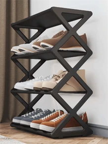 2PCS  Mueble para Zapatos, Organizador Zapatos con Estilo y Funcionalidad, Zapateras de Plástico, Solución de Organizacion y Hogar, Zapatero Organizador Multifuncional, Zapateros para Todo Tipo de Calzado, Caja Organizadora y Muebles Prácticos para el Mejor Orden en tu Hogar - Multicolor - Ver 1