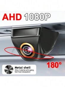 Camera chiếu hậu ô tô AHD 1920x1080P phổ thông, ống kính mắt cá góc rộng 180 độ, camera lùi chống nước Full HD có tầm nhìn ban đêm - màu đen - Xem 2