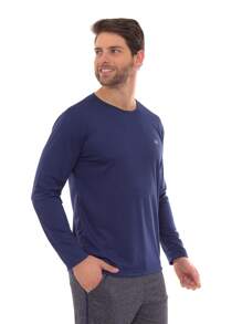 Men T-Shirts - 藏蓝色 - 查看 6