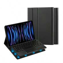 西班牙語trackpad鍵盤套,適用於ipad Pro 11英寸1/2/3/4代,適用於ipad Air第5/4代平板電腦,魔法智能觸控板鍵盤 - 西班牙語佈局 - 查看 4