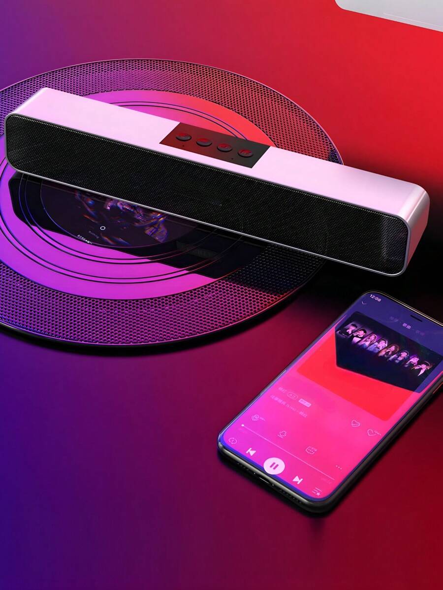 Barra de Sonido Bluetooth. USB Ip66 Contra agua.Bocina Portatil Ultra Resistente - Negro - Ver 1