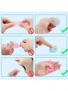 20入組 Squishys 麻糬 Squishy 玩具在黑暗中發光派對禮物 - 迷你卡哇伊 Squishys 麻糬動物減壓 Squishy 包 Squishy 貓 Squishys 帶儲物盒 - 彩色 - 查看 6