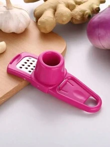 1个多功能蒜姜研磨器，厨房工具 - 玫紅色 - 查看 2