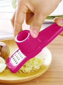 1个多功能蒜姜研磨器，厨房工具 - 玫紅色 - 查看 1