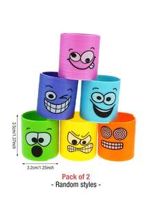 Divertido Juguete Emoji Mini Rainbow Spring - Multicolor - Ver 6