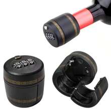 1 Pc Bottle Locks, Wine Bottle Lock, Cap Digital Lock For Wine, Plastic Bottle Password Lock Combination Lock For Wine & Liquor Bottle Wine Whiskey Bottle