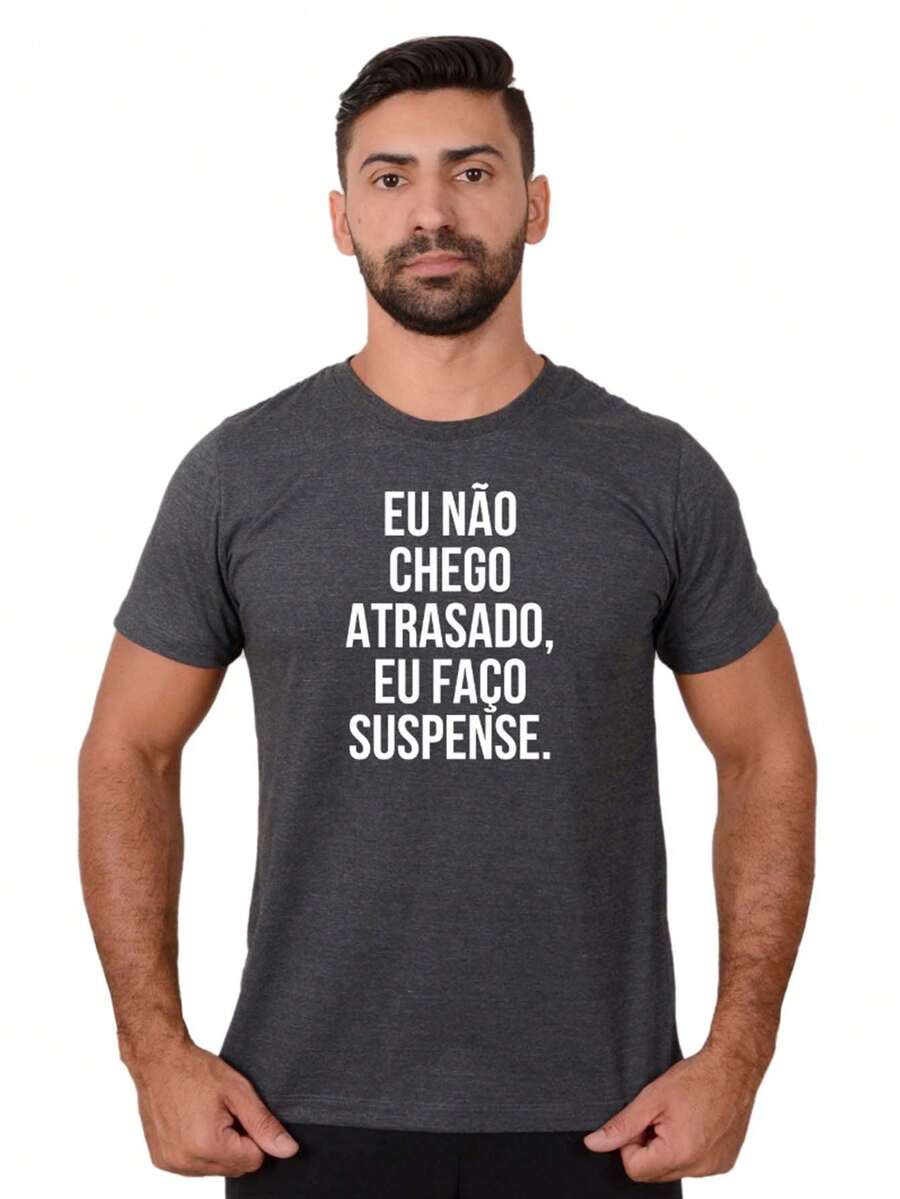 Men T-Shirts - 深灰色 - 查看 1
