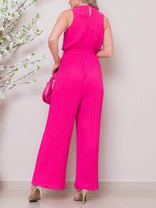 Women Jumpsuits - Màu Hồng Tươi - Xem 4