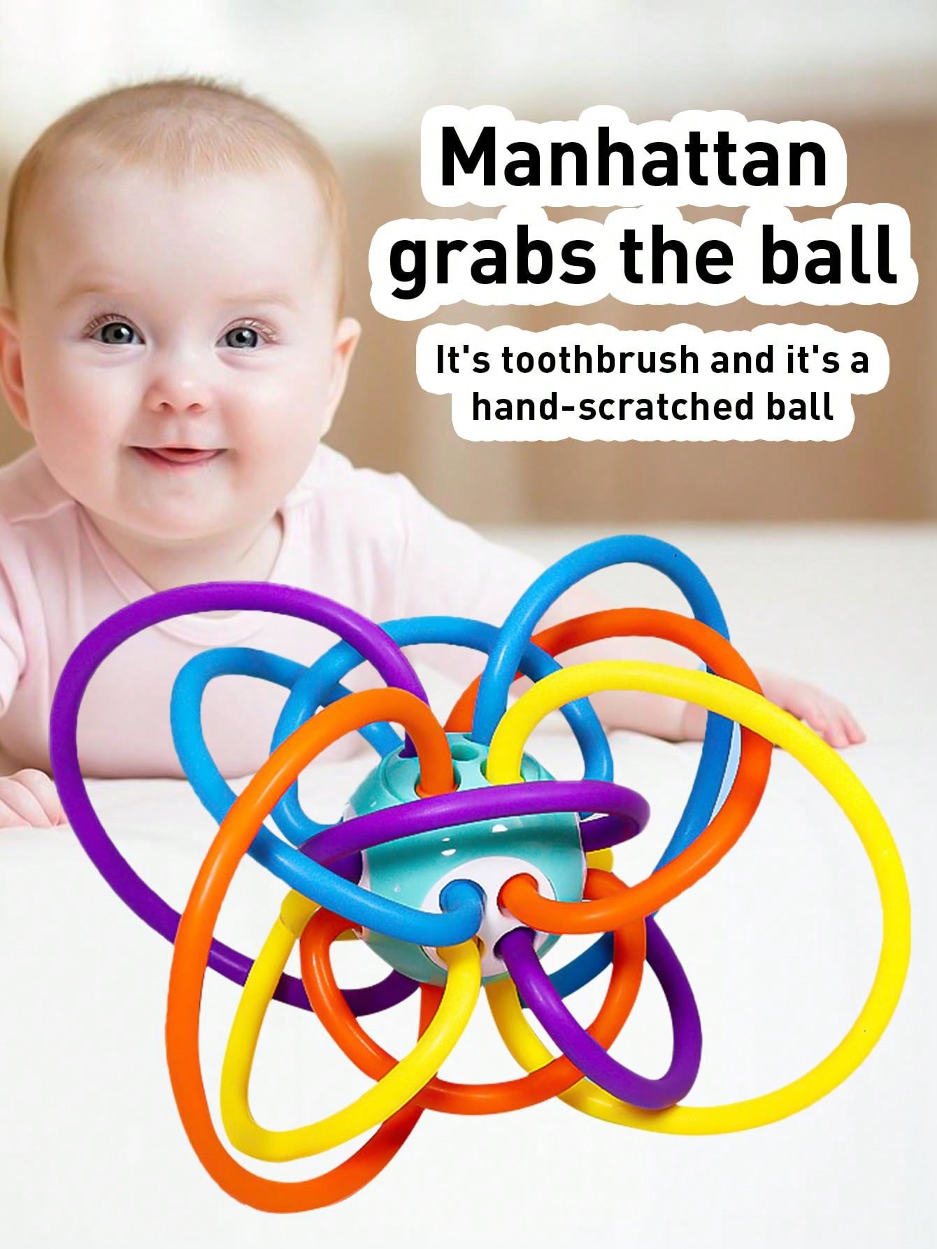 1Pc Baby Sensory Teething Teether Toys For Babies 06 Months Baby