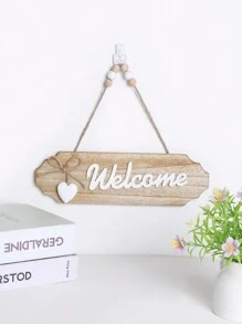 1 件欢迎壁挂装饰、家居装饰、房间装饰、墙壁装饰 - 彩色 - 查看 1