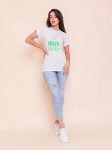 Women T-Shirts - 白色 - 查看 5