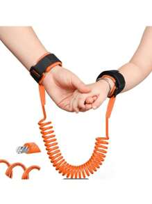 CORREA ANTIPERDIDA de Seguridad para Niños - Naranja - Ver 1