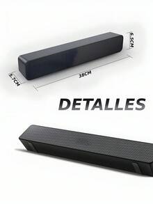 Barra de Sonido Bluetooth. USB Ip66 Contra agua.Bocina Portatil Ultra Resistente - Negro - Ver 9