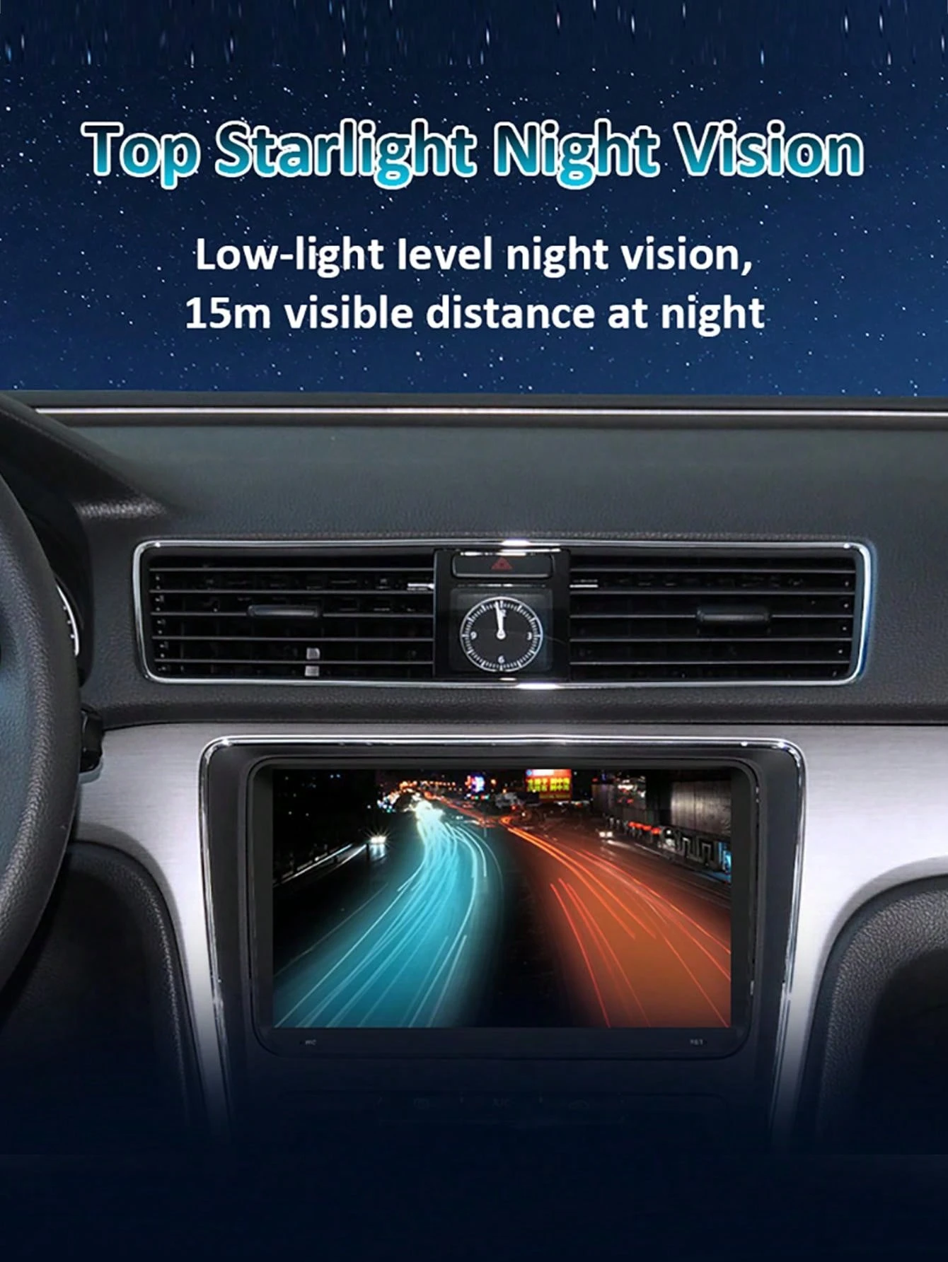 AHD 180° Super Wide Angle Car Rearview Camera, Full HD Night Vision