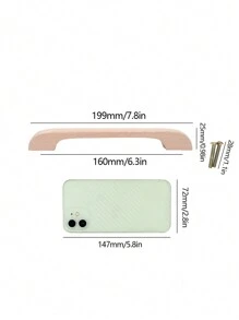 1pc Wooden Drawer Pull, Minimalist Drawer Handle For Household - Multicolor - View 3