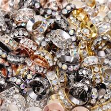 20 cái Đồng & Pha lê & Lớn Lỗ Hạt Spacer Hạt Bộ Đối với Làm đồ trang sức , Không giới tính - Nhiều màu - Xem 1
