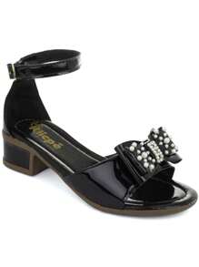 Kids Heeled Sandals - 黑色 - 查看 5