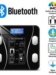 FANOVA  Báscula Electrónica De Baño  Inteligente App Teker - Negro - Ver 1