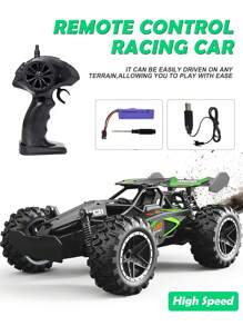 迷你高速越野遙控車帶漂流功能&防碰撞設計,橡膠大輪胎,完美適用於互動夏天度假