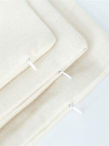 Single-sided Linen Cushion Cover, Bohemian Style Pillow Case For Sofa, Car, Living Room, Etc. - Apricot - View 3