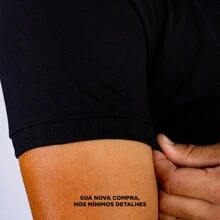 KIT 5 Camisas Polo Masculina - PREMIUM - Preto - Visão 4
