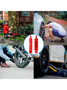 Vmingo Herramienta Extractora Llave Quitar Alma Saca Pivote Valvula Núcleo Camara Bicicleta Motocicleta Tubeless Vmingo Mexico - Rojo - Ver 1