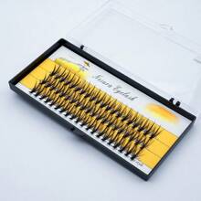 anlinnet 60 簇独立睫毛簇，20D C 卷翘睫毛簇，8~15 毫米浓密睫毛 DIY 假睫毛簇，睫毛簇，独立睫毛，睫毛，假睫毛 - 黑色 - 查看 12