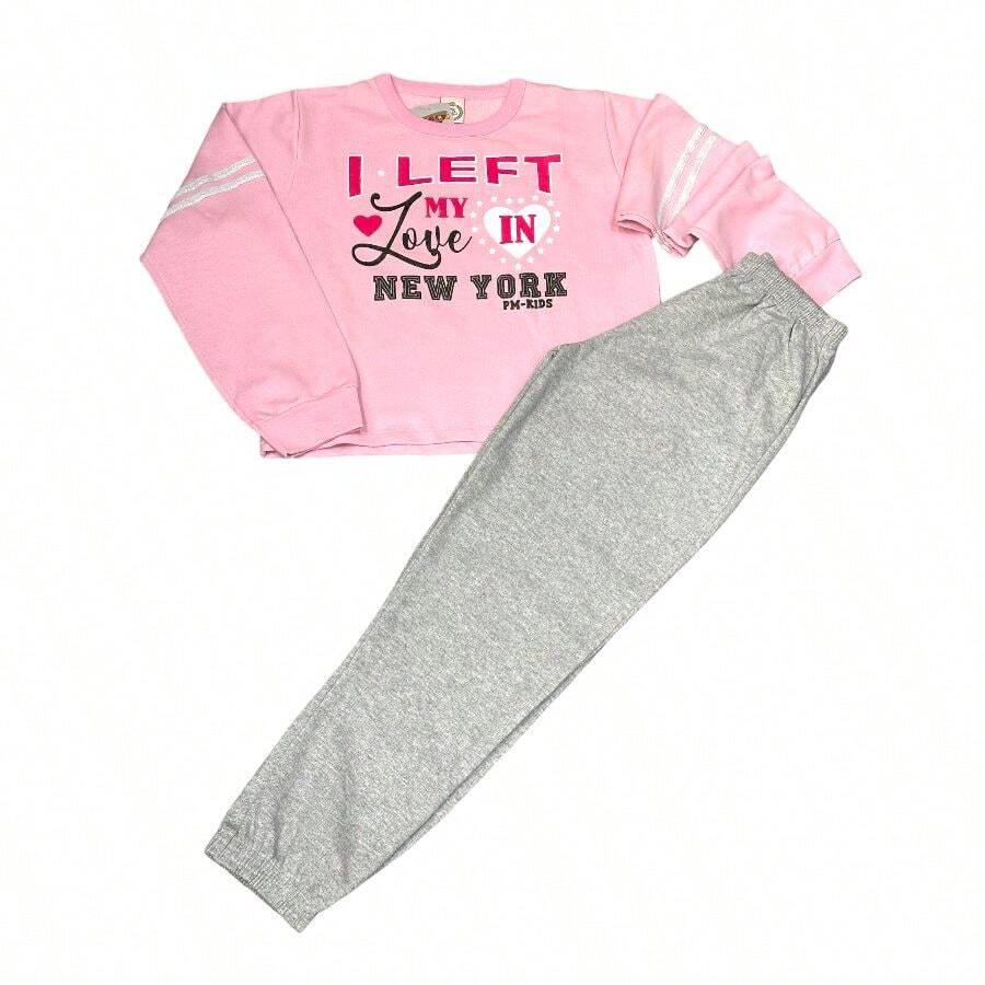 Young Girls Sets - 淺粉色 - 查看 1