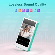 Reproductor de música Mp3 Mp4 con Wifi Pantalla táctil completa de 3,5 "(Verde) - verde menta - Ver 4