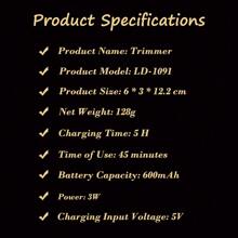 Men's Shaver, Electric Shaver Hair Cleaning Razor Beard Foil Shaving Machine Finishing Tool For Men - Dark Grey - View 6