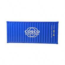 1pc Craft Storage Box, Desk Organizer, Realistic Container Ship Model, Plastic Pen Holder, Creative Business Gift, Thanksgiving & Halloween Decoration, Mobile Phone Holder - Blue - View 6