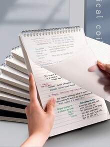 1 Cuaderno De Escritura De Hojas Sueltas B5 Con 80 Hojas - Blanco - Ver 9
