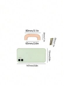 1入組木抽屜現代杏抽屜把手 - 黃色 - 查看 5