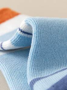 5pairs/set Cartoon Blue Mouse Thickened Terry Mid-calf Socks For Boys And Girls, Suitable For Daily Wear In Autumn And Winter - Multicolor - View 7