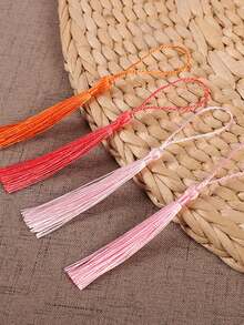 5入組垂直粉色流蘇,適用於紅包、禮品盒、頭飾及書籤 - 粉色 - 查看 3