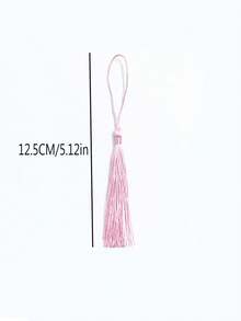 5入組垂直粉色流蘇,適用於紅包、禮品盒、頭飾及書籤 - 粉色 - 查看 11