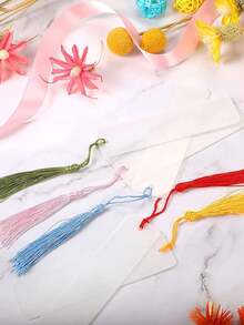 5入組垂直粉色流蘇,適用於紅包、禮品盒、頭飾及書籤 - 粉色 - 查看 5