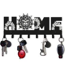 1 Miếng Hình hoa hướng dương Giá giữ chìa khóa Đối với Tường Với Halloween Lễ hội ; Đen Chìa khóa Giá đỡ Đối với Trang trí tường ; Kim loại Trang trí tường Cho văn phòng , Hành lang , Lối vào ; Chìa khóa Móc Đối với Tường Đến Treo Chìa khóa ; Nhỏ bé Chìa khóa Móc Đối với Tường ; Rustic Nhà Dấu hiệu - màu đen - Xem 1