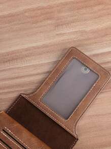 Men's Vintage Wallet For Men Wallet Purse Wallet Small Wallet Men Wallet Leather - Brown - View 5