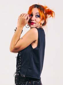 Women Blouses - màu đen - Xem 5