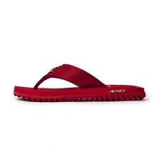 Men Flip Flops & Slides - Red - View 4