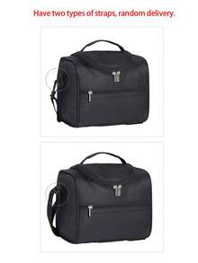 1入組手持式黑色保溫午餐袋聚酰胺戶外餐袋 - 黑色 - 查看 7