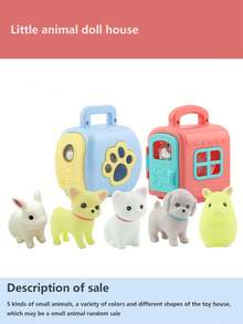 1入組玩具動物微型屋,合適的適用於兒童14歲,勵志護理禮品適用於節日,派對和顯示Love - 查看 3