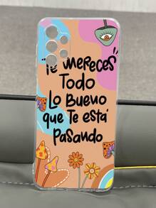 磨砂TPU透明字母图案彩绘卡通防震手机壳适用于Iphone, - 彩色 - 查看 5