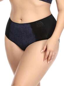 3pcs Women's Floral Print Lace Trimmed Triangle Panties, Comfortable, Halloween - Multicolor - View 6