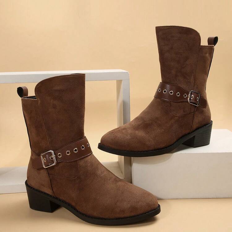 Botas De Mujer - Marrón - Añade 3