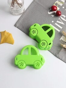 1 Molde Para Tostadas De Sándwich, Máquina Cortadora Y Selladora De Pan En Forma De Automóvil, Máquina Formadora De Sándwiches De Pan, Dispositivo De Estampado De Pan, Utilizado Para Cajas De Almuerzo Y Bento, Máquina Cortadora De Sándwiches - Verde - Ver 5