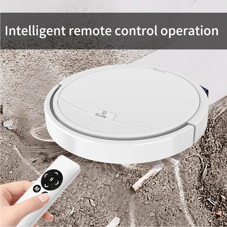 One Remote Controlled And Usb Charged Is300 Smart Floor Cleaning Robot, Applicable For Year-Round Usage In Homes And Offices - White - View 1
